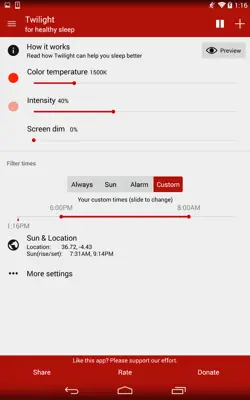Twilight android App screenshot 10