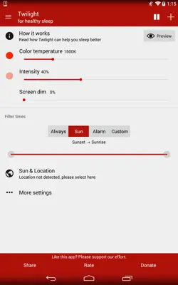 Twilight android App screenshot 12