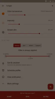 Twilight android App screenshot 1